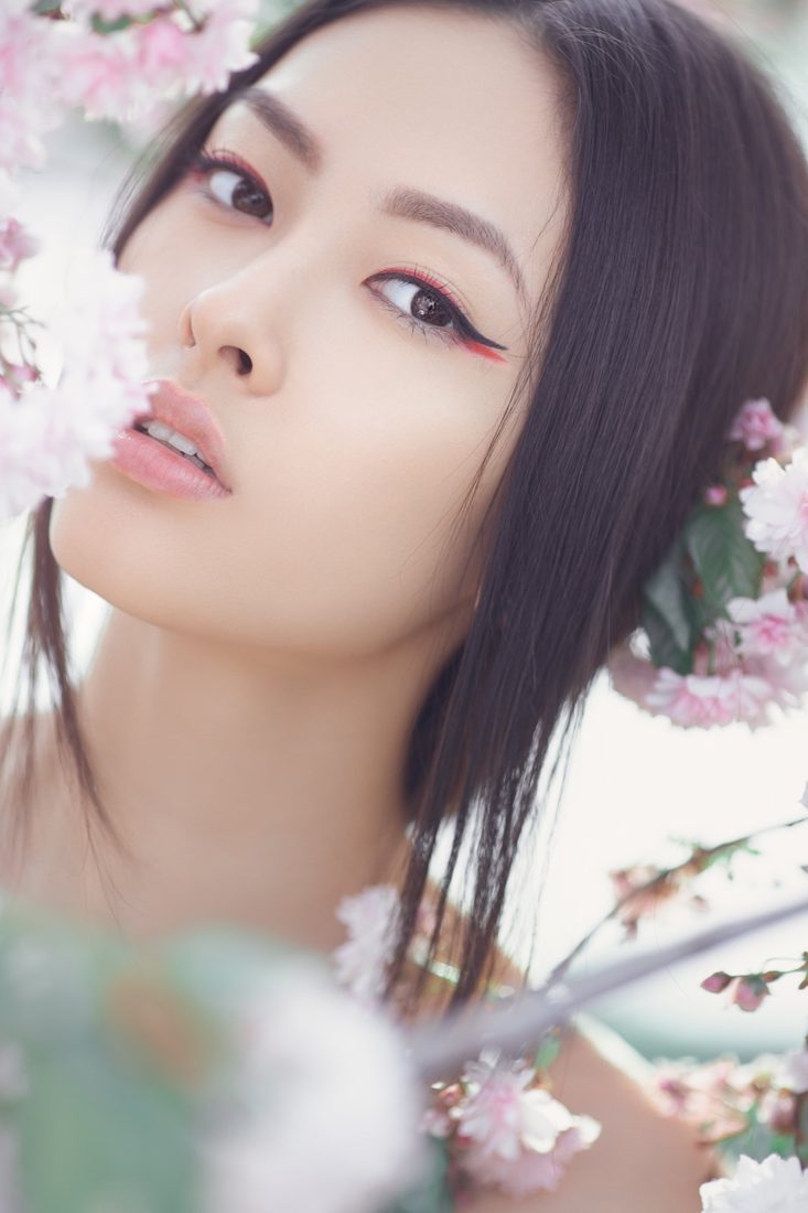 Professional photoshoot make-up